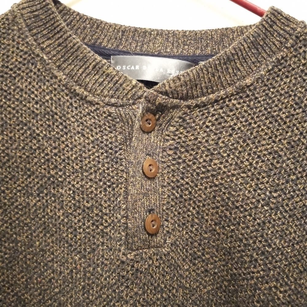 Vintage Oscar De LA Renta Heavy Sweater - Picture 2 of 6